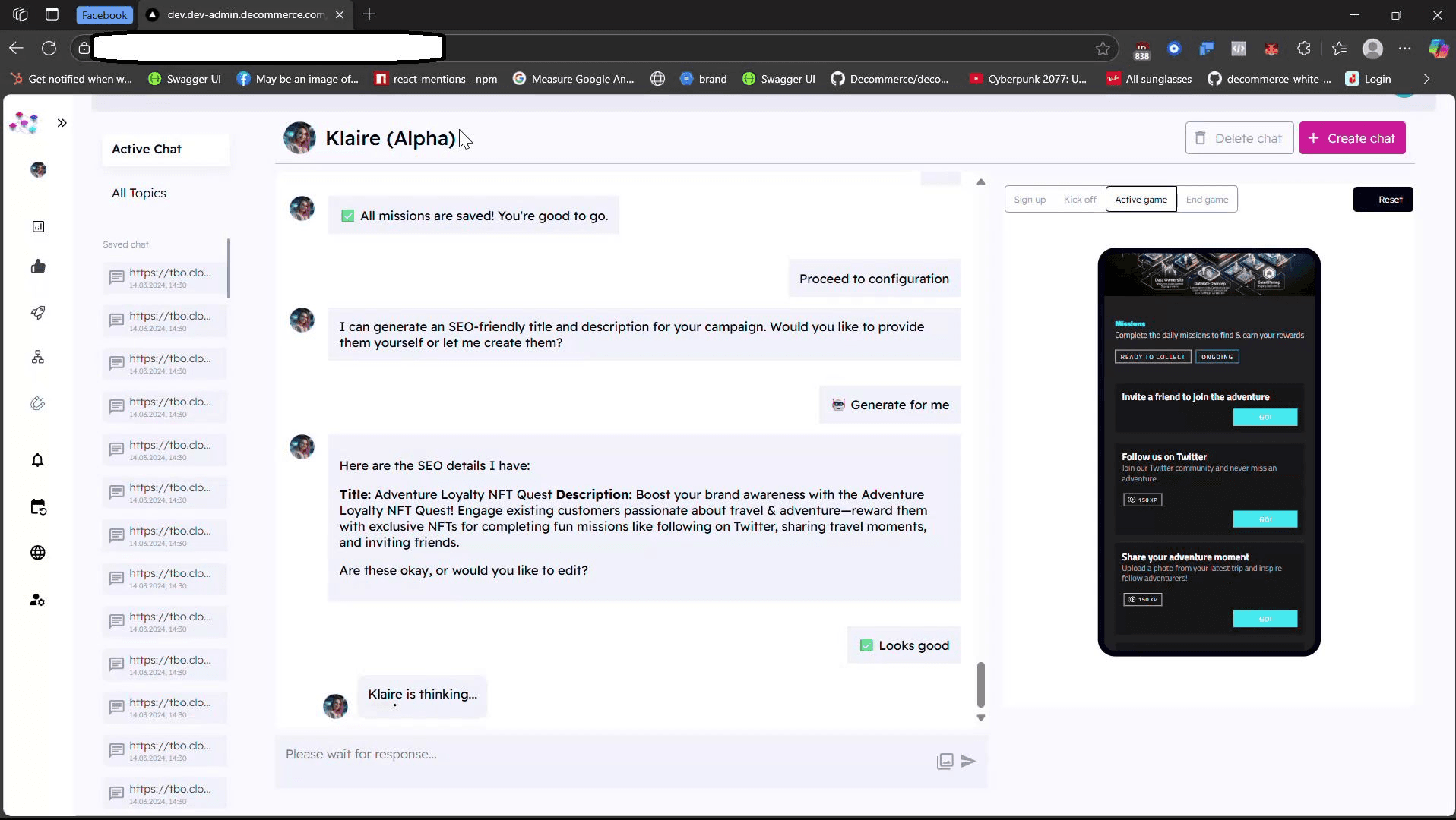 Klaire step 05 — SEO + launch
